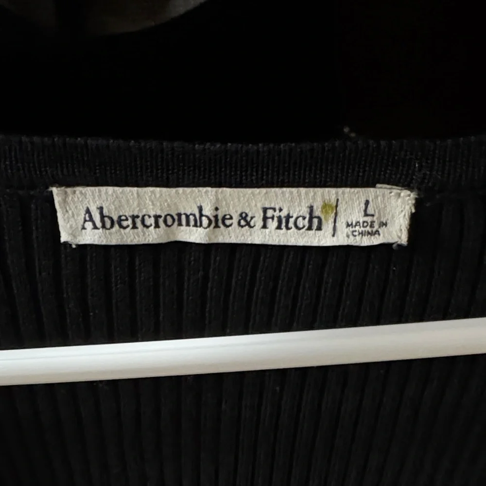 Abercrombie & Fitch Black Cardigan with Gold Clasps